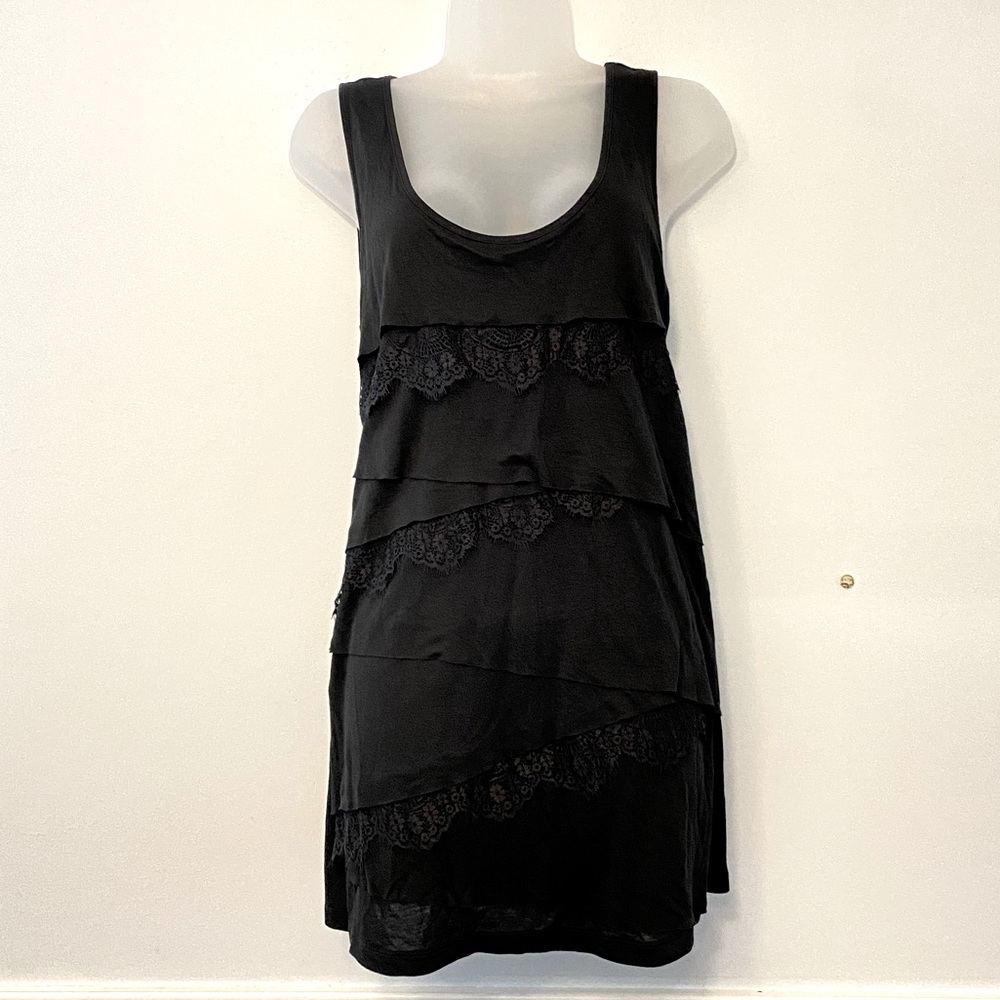 NY and Co T-Shirt Dress. Black. Size S.